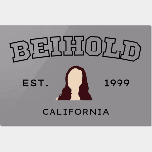 em beihold minimalist varsity college aesthetic sweatshirt Posters and Art